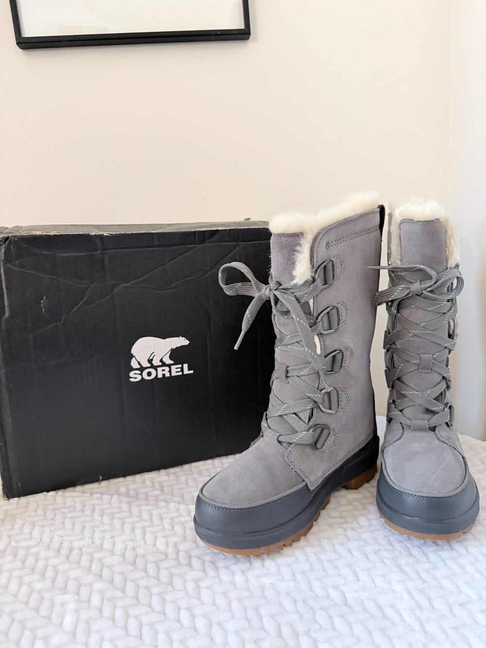 Sorel Women's Tivoli IV Tall Boot US 7.5 Quarry Gray Waterproof Insulated NIB